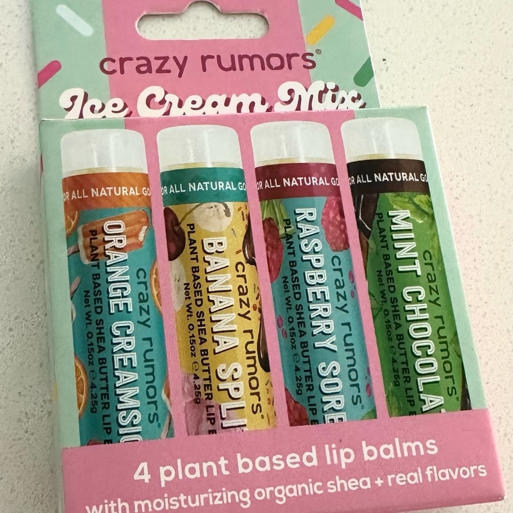 Crazy Rumors Ice Cream Mix Lip Balm Set